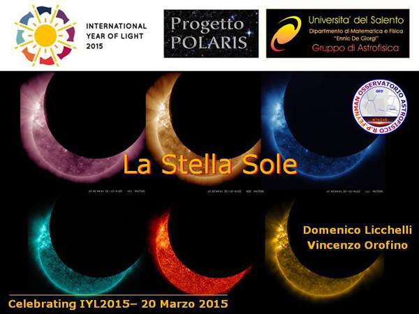 Eclisse parziale di Sole 20 Marzo 2015 - Domenico Licchelli e Vincenzo Orofino
