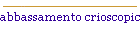 abbassamento crioscopico
