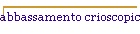 abbassamento crioscopico