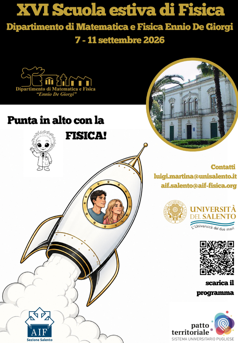 Locandina Scuola Estiva di Fisica 2026