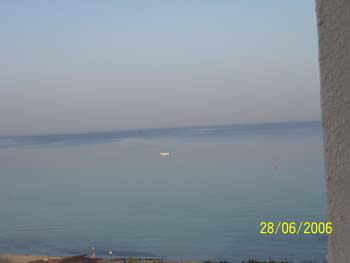 il mare dall'albergo